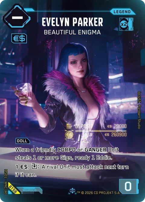 MS01-B156 Evelyn Parker: Beautiful Enigma