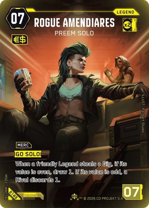MS01-B149 Rogue Amendiares: Preem Solo