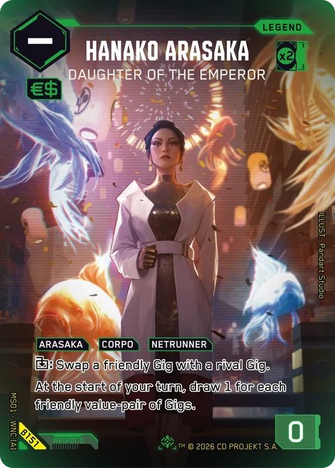 MS01-B151 Hanako Arasaka: Daughter of the Emperor