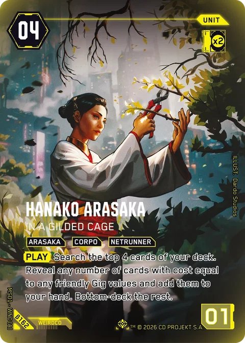 MS01-B162 Hanako Arasaka: In a Gilded Cage