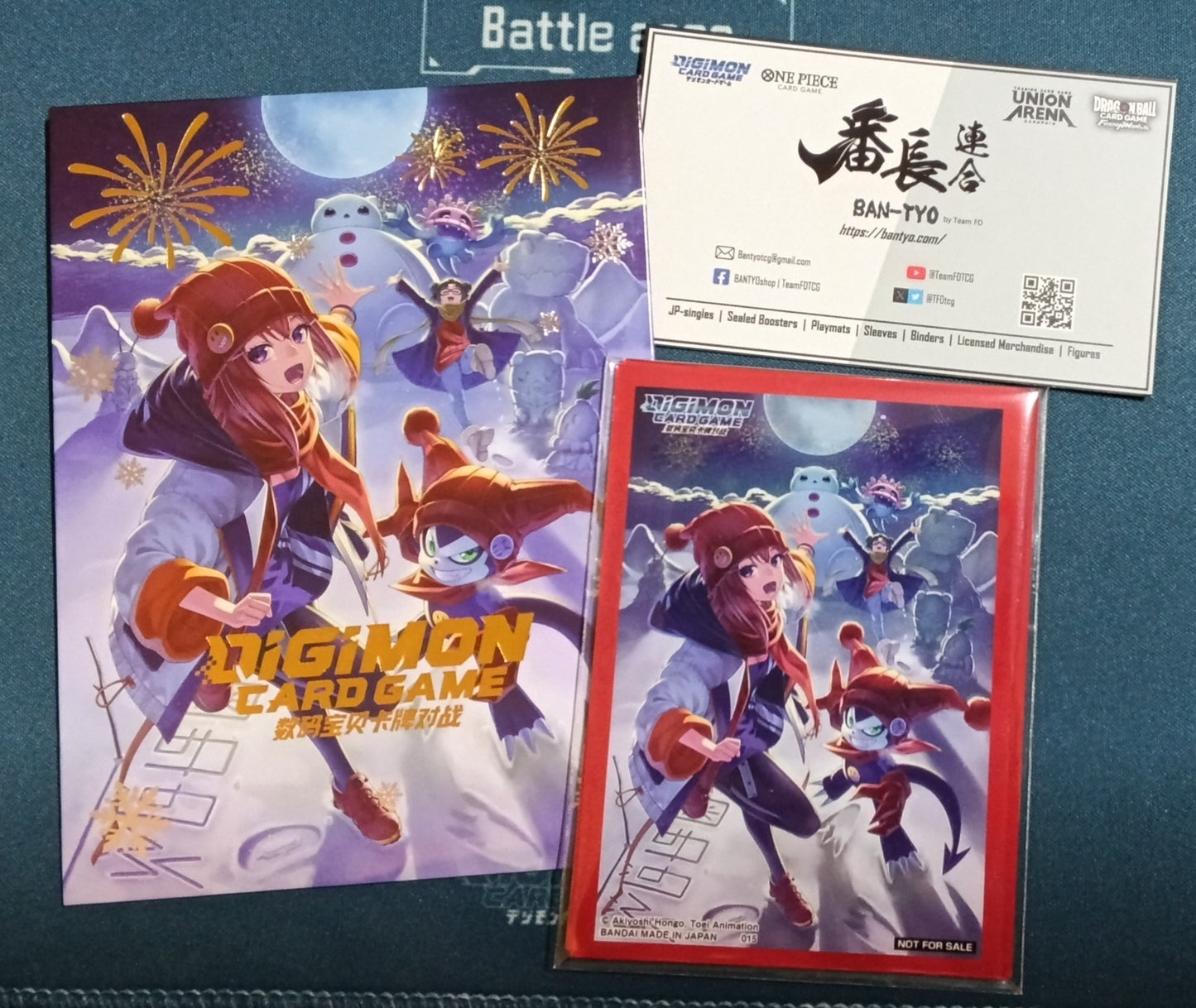 Digimon Card Game 數碼暴龍 2026 新年紅包 特別卡套 優希  Red Pocket Yuuki Impmon