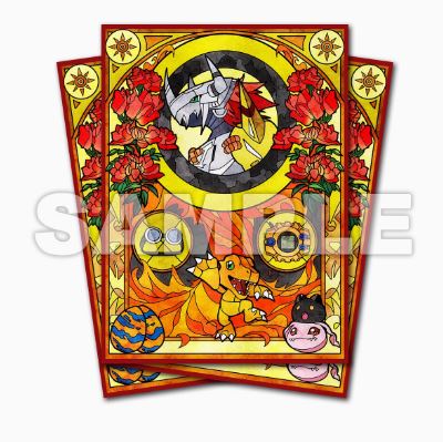 [Sleeves] Stained Glass Wargreymon Agumon Koromon Tai