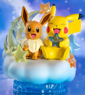 [Pre-Order] [寶可夢雙角色模型]  Funism - 寶可夢模型 - 星雲伊布和皮卡丘 - 中尺寸