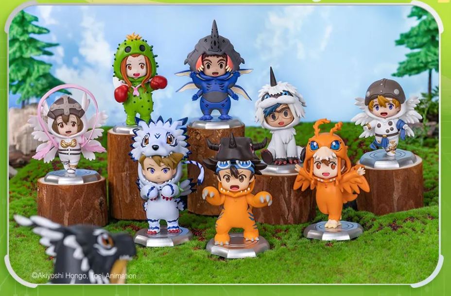 [Blind Box] Digimon 01 Display Figures Onesie Vol.2 盲盒 數碼暴龍01玩偶服迷你公仔 盲盒 第2彈